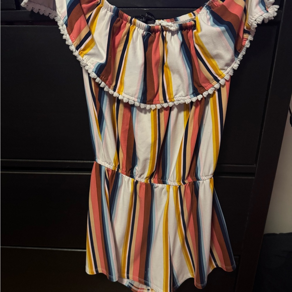 Women’s Striped Romper